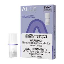 Allo Sync Pod Pack - Blue Raspberry 20mg (3/PK) [Ontario Stamp]
